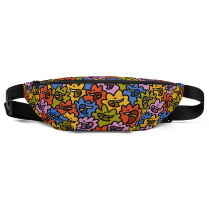 Flower Faces Fanny Pack