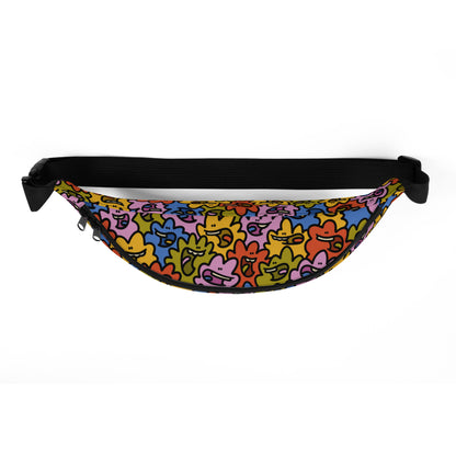 Flower Faces Fanny Pack
